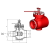 Клапан регулирующий под приварку ручной 6с-13-5 DN 250 PN 100 - 3 шт..
