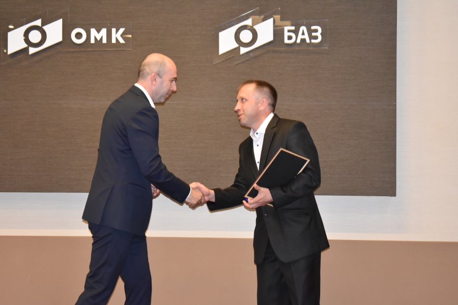 «БАЗ» принял участие в церемонии вручения премий лучшим сотрудникам «ОМК»