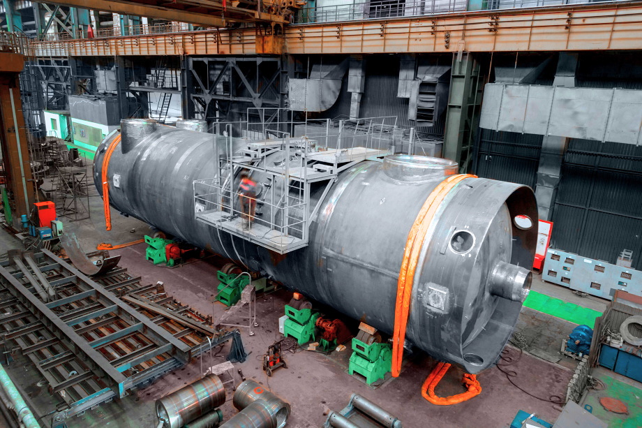 «ЗиО-Подольск» провел контрольную сборку сепаратора-пароперегревателя для Курской АЭС-2