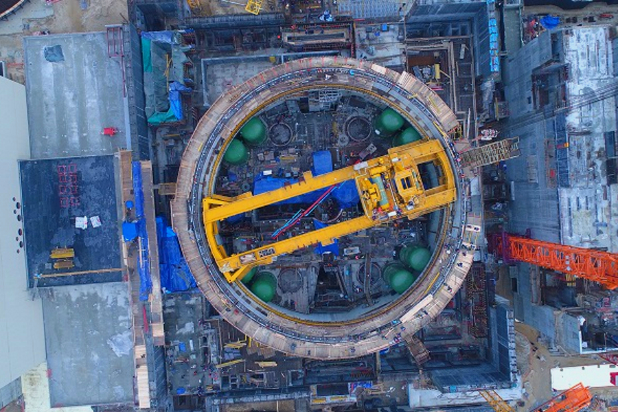На первом блоке Курской АЭС-2 установлено восемь гидроемкостей системы пассивной защиты реактора