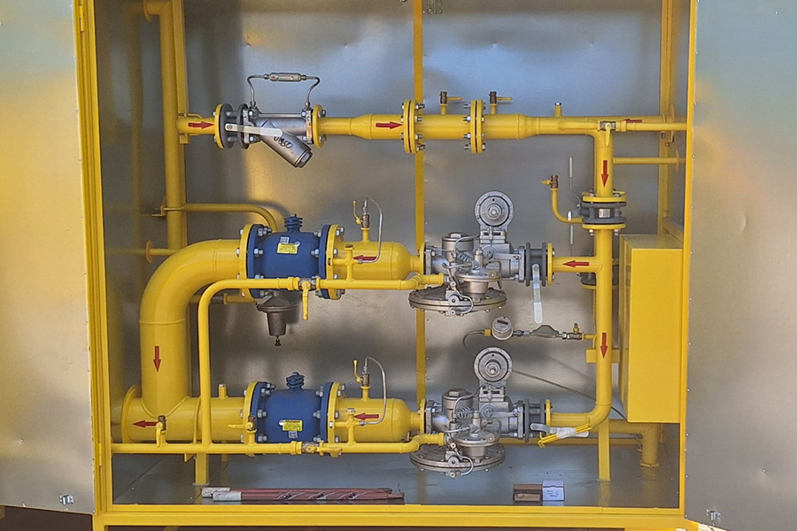 С  площадки ГК «Газовик» осуществлена поставка шкафного газорегуляторнго пункта ГРПШ-13-2Н-У1