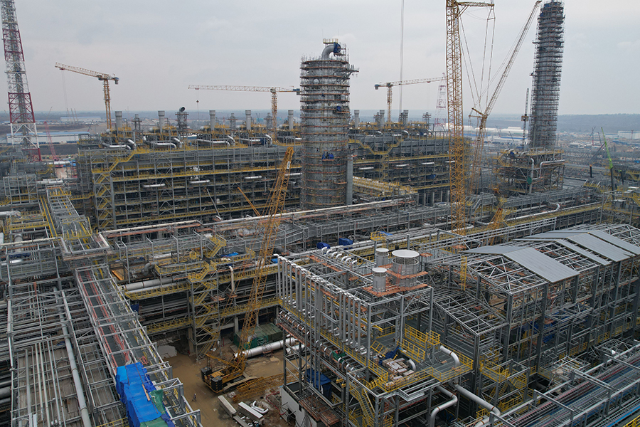 Амурский газохимический комплекс построен на 75 %