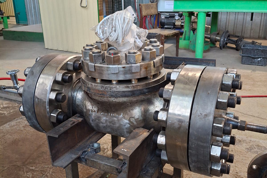 Завершены периодические испытания затворов обратных DN100 и DN125 АО «ЗЭО Энергопоток»