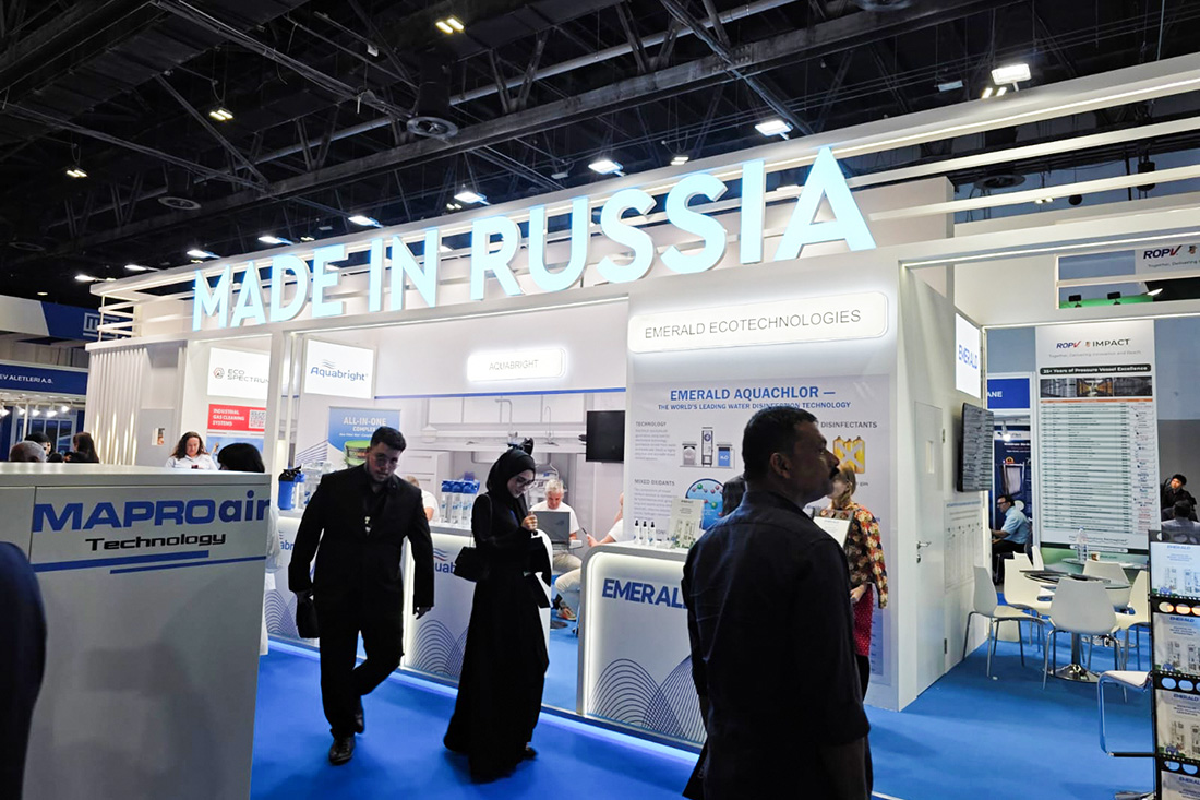 Фоторепортаж медиагруппы ARMTORG с выставки WETEX 2025 в Дубае