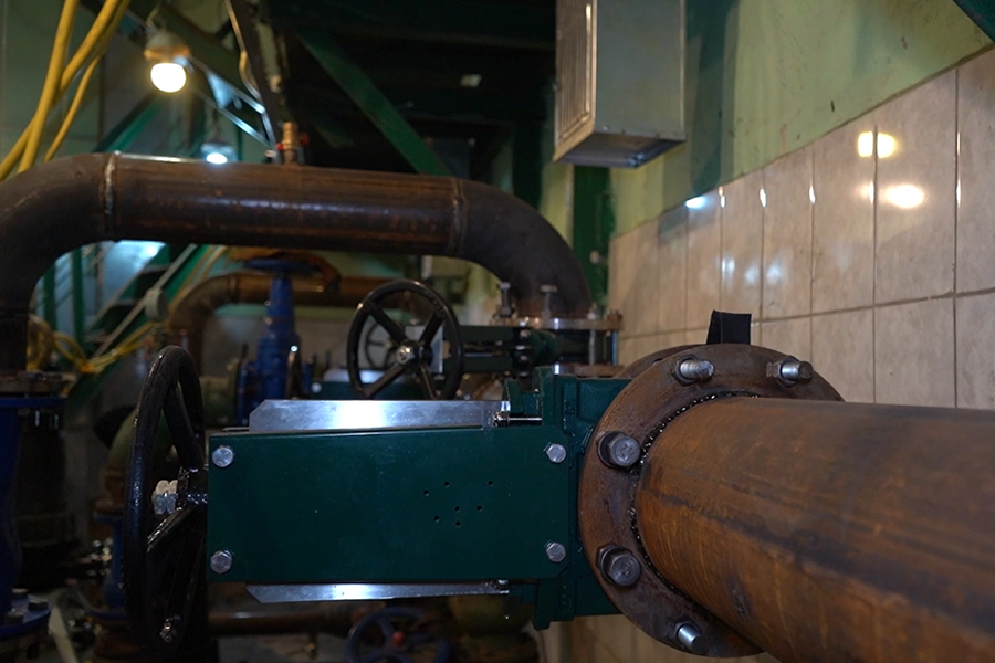 ООО «Щёлковский водоканал» установило современную запорно-регулирующую арматуру на КНС в с. Петровское