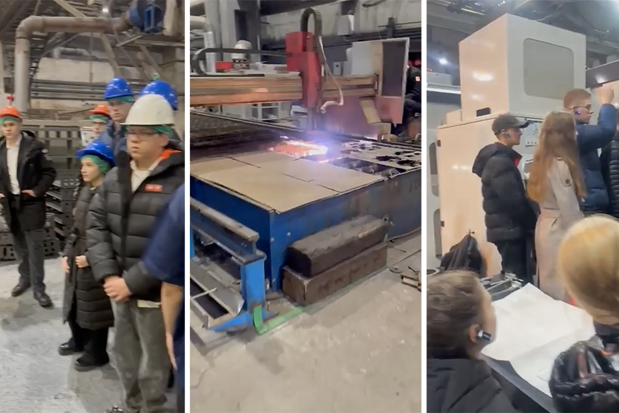 Участники «Космической олимпиады» побывали на производстве МК «Сплав»