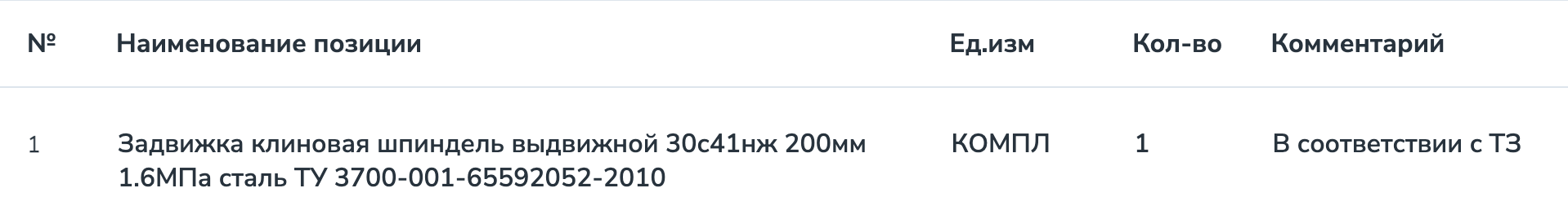 Компания &laquo;Орелнефтепродукт&raquo; ищет поставщика стальных задвижек
