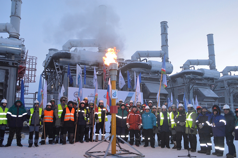 В Республики Саха (Якутия) состоялся пуск газа в газопровод-отвод «Накынский поток»