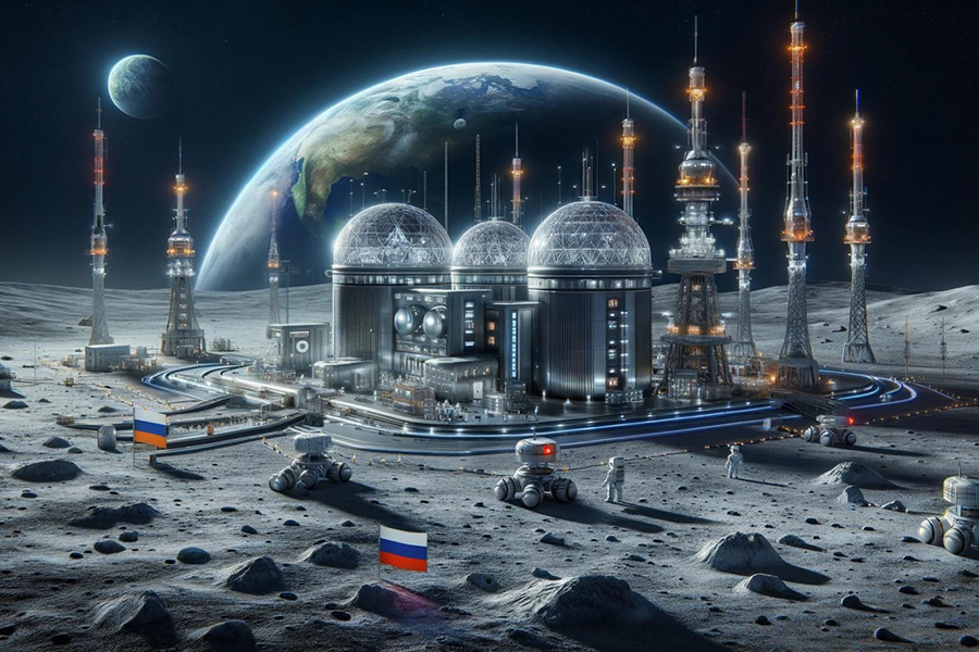 Госкорпорация &laquo;Роскосмос&raquo; планирует создать российскую электростанцию на Луне к 2036 году