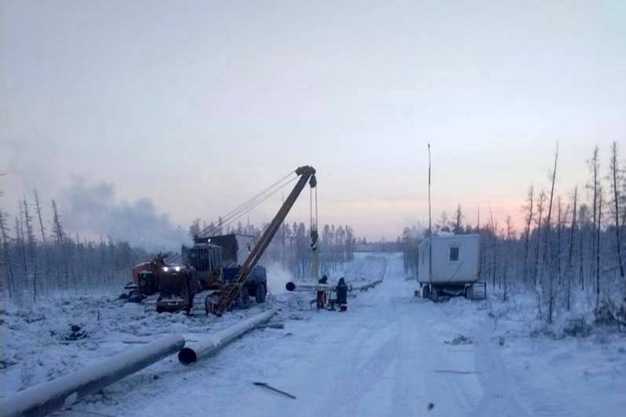 АО &laquo;Сахатранснефтегаз&raquo; ведет строительство завершающего этапа газопровода-отвода к городу Вилюйску