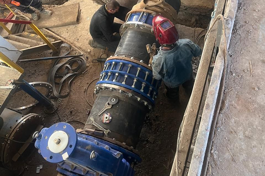 На станции третьего подъема Ново-Сакмарского водозабора заменили четыре насосных агрегата