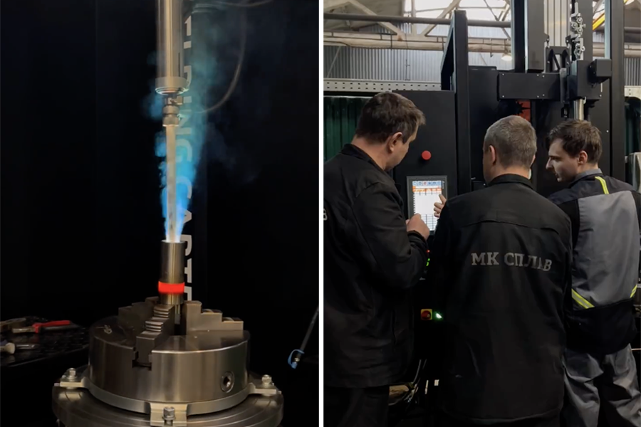 На сварочном участке МК &laquo;Сплав&raquo; смонтирована новая установка автоматизированной наплавки порошковой проволокой