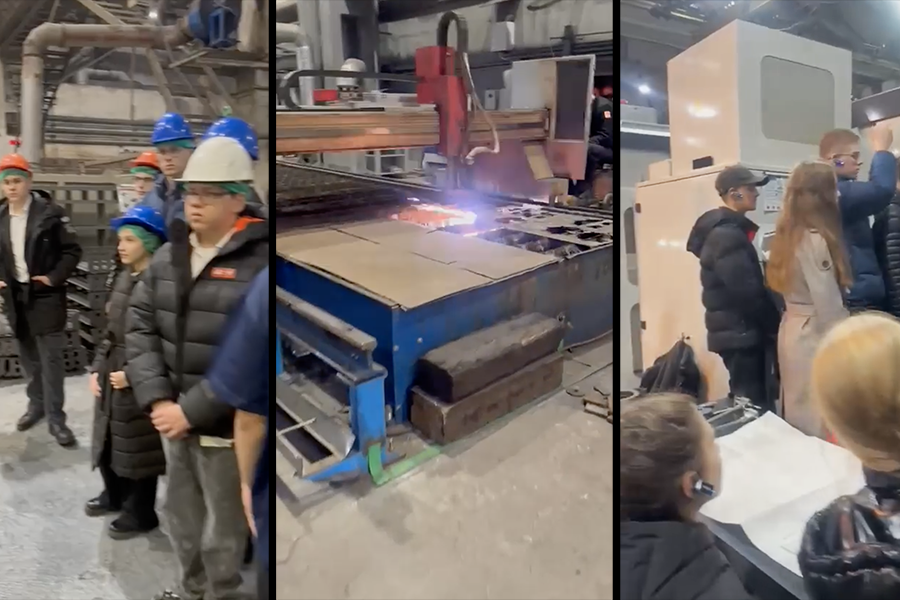 Участники «Космической олимпиады» побывали на производстве МК «Сплав»