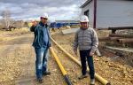 Компания «Сахатранснефтегаз» продолжает строительство внутрипоселковых газовых сетей в Олекминском районе