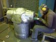 На фото: процесс зачистки задвижки серии 883-250