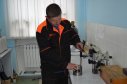 На фото: замер высоты запорного органа(стакана) клапана серии 6с