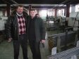 Генеральный директор Захаров В.В. с главным конструктором производства