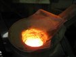 На фото: рабочее состояние печи электрошлакового переплава