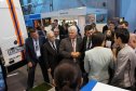 Заместитель Председателя Правления ОАО «ГАЗПРОМ» Валерий Александрович Голубев во время осмотра экспозиции выставки