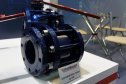 Разборный шаровый кран серии 11с67п DN100 мм под электропривод