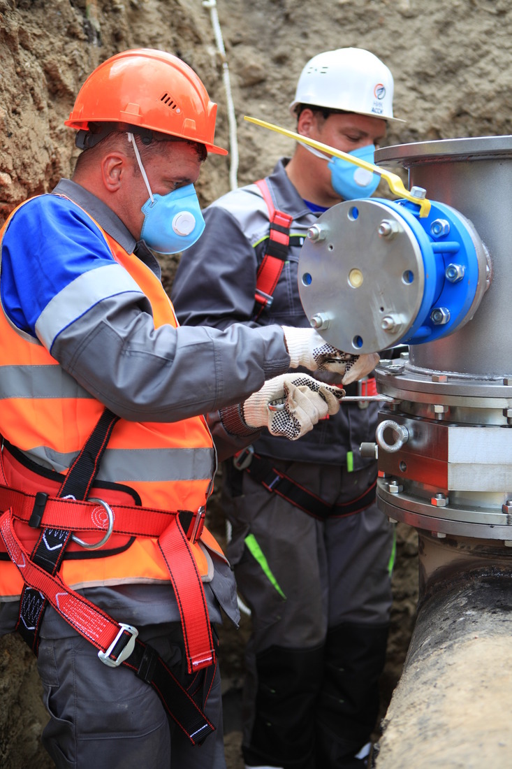 «Газпром газораспределение Волгоград» и «Волгоградгоргаз» установили безколодезный шаровой кран на газопровод