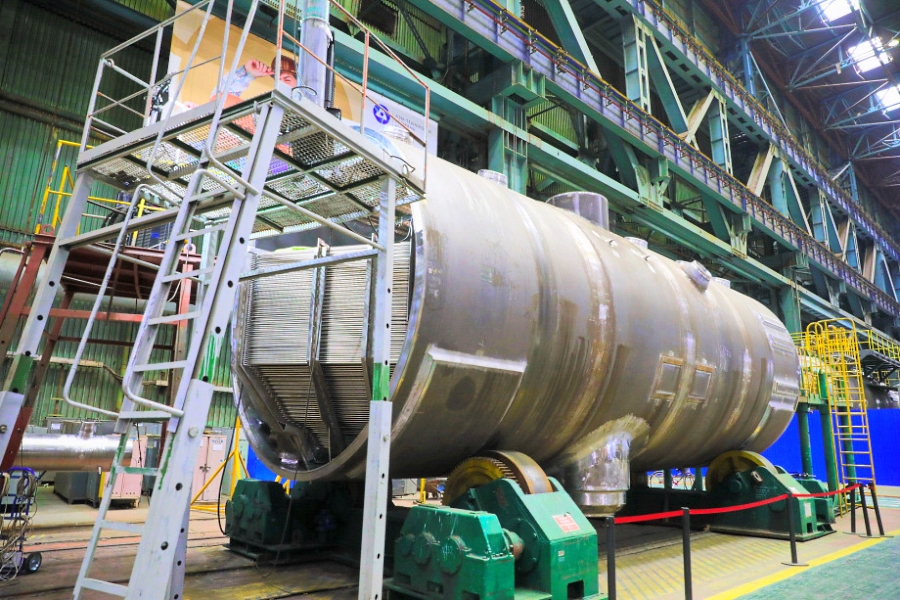 Работники завода «Атоммаш» завершили набивку комплекта парогенераторов для АЭС «Руппур»