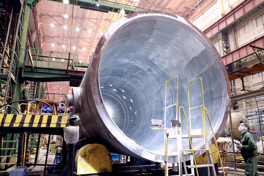 «Петрозаводскмаш» продолжает изготовление корпусов компенсатора давления для АЭС «Аккую»