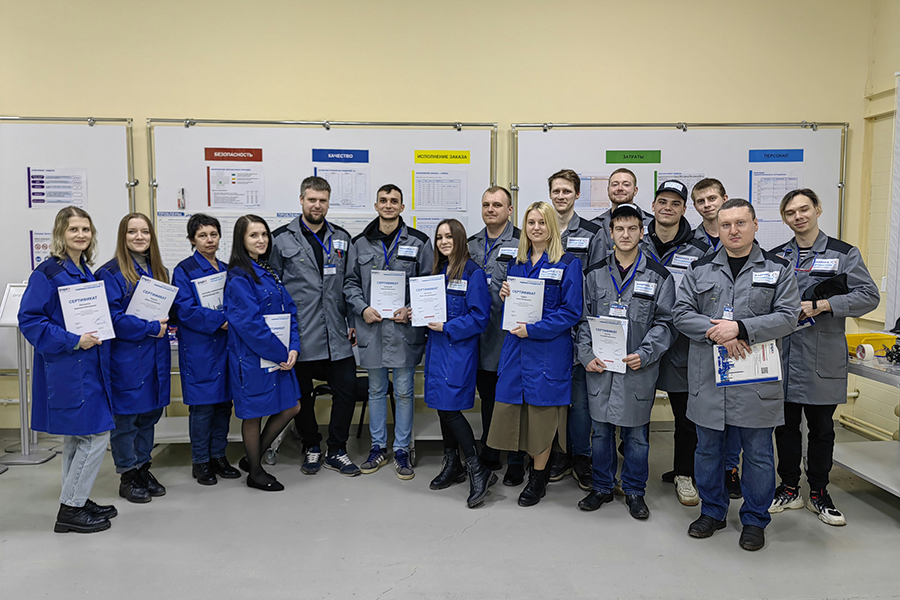 Специалисты «ПТПА» прошли обучение по применению инструментов бережливого производства в рамках «Фабрики процессов»