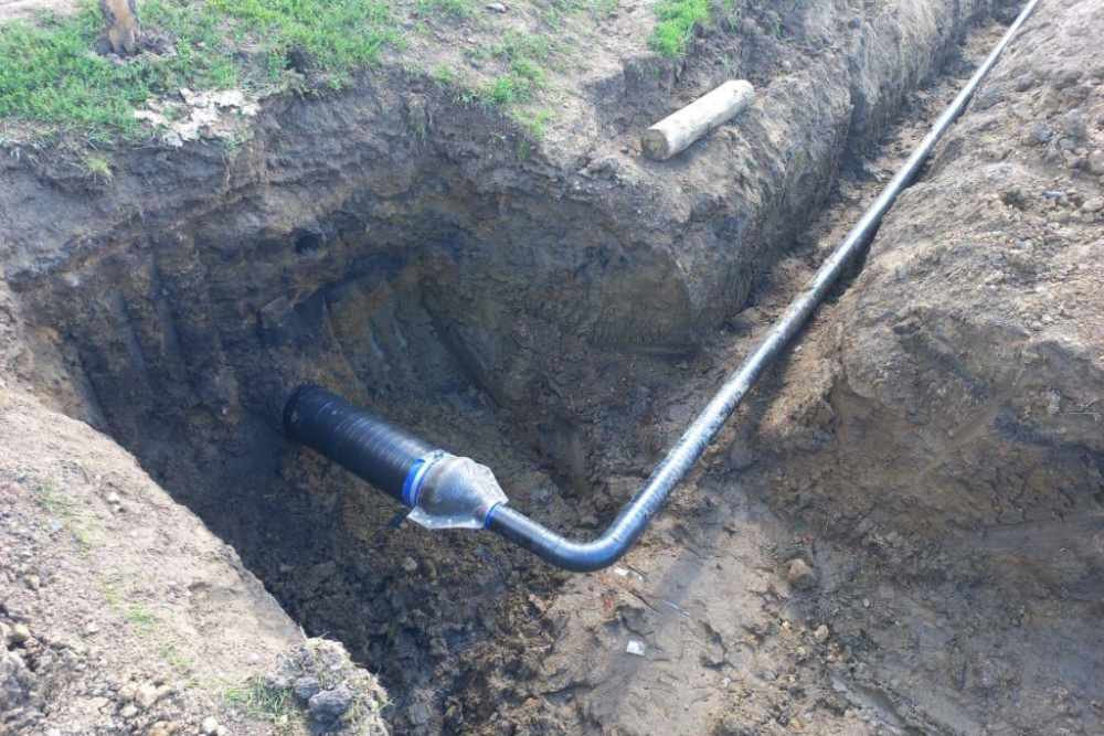 «Сахатранснефтегаз» заменил участок газопровода высокого давления возле села Тамалакан