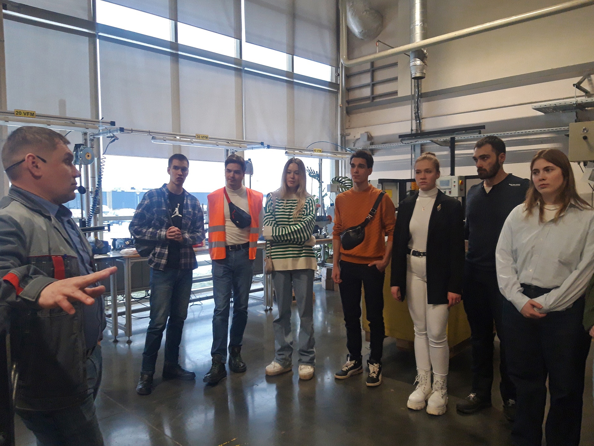 Производственную площадку компании ООО «Ридан» посетили студенты МГСУ и МЭИ
