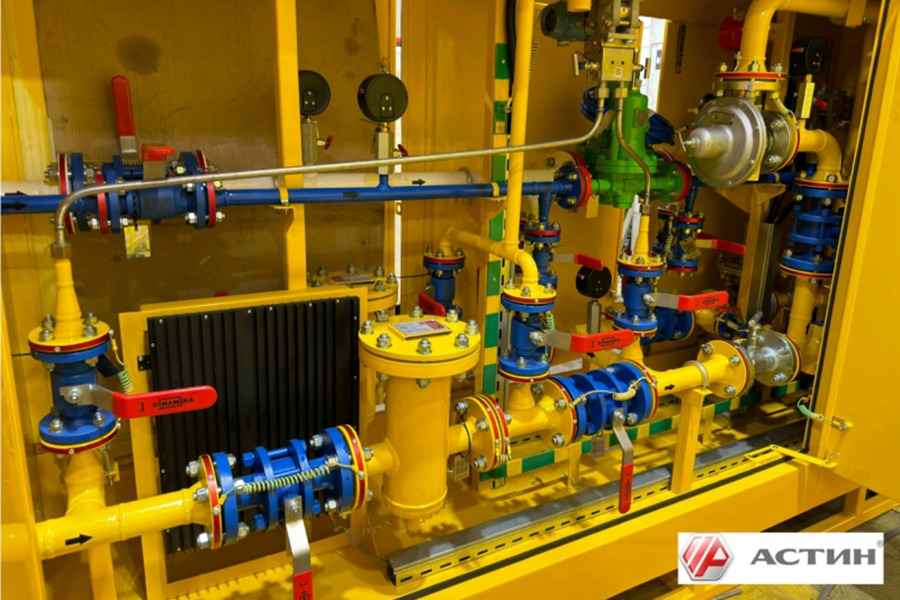 ООО &laquo;Астин&raquo; (Астин групп) изготовило и поставило газорегуляторный пункт шкафного типа ГРПШ-РУСТ-РДК-3У1-ЭО (БЗР)