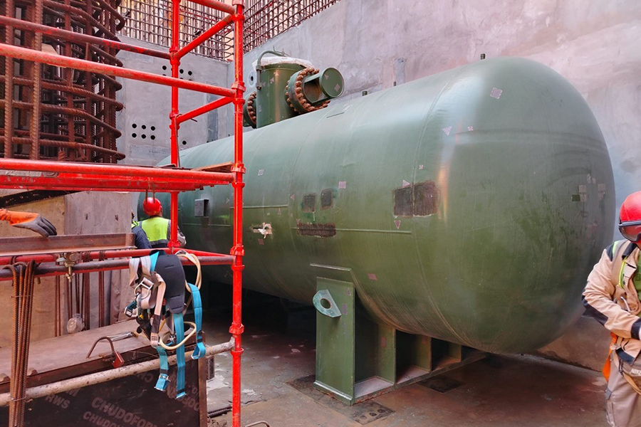 На энергоблоке № 1 АЭС «Эль-Дабаа» установлен барботер системы компенсации давления производства «ЗиО-Подольск»