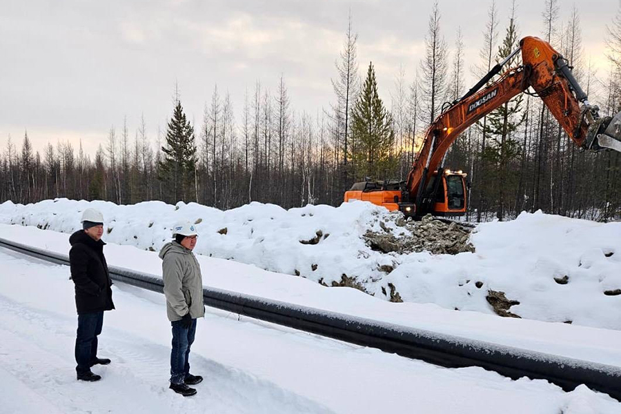 В Вилюйском районе Якутии продолжается строительство газопровода-отвода от второй нитки МГ &laquo;Кысыл-Сыр &mdash; Мастах&raquo; к г. Вилюйску