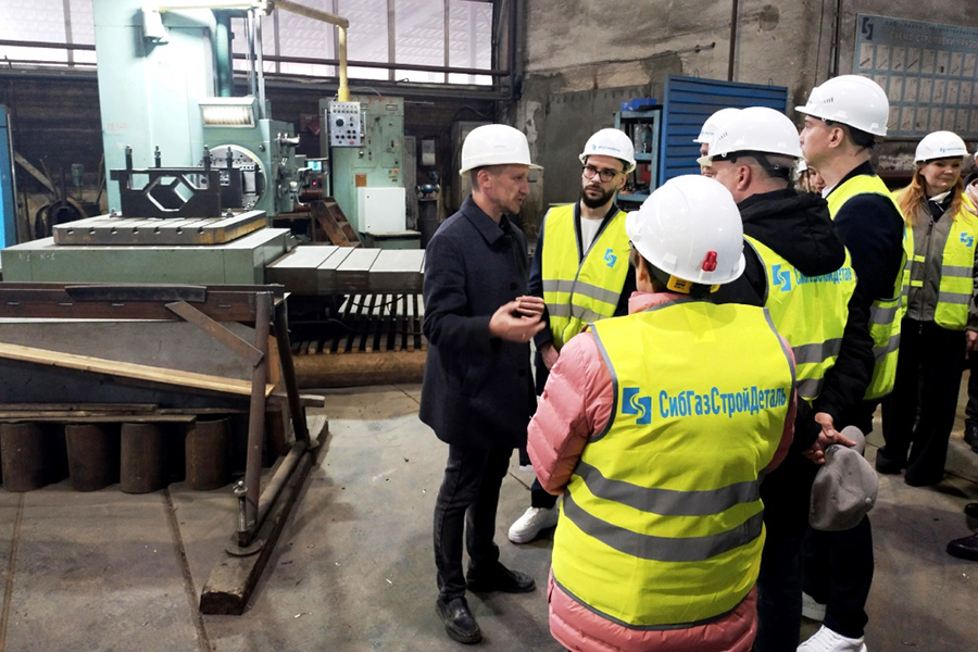 Представители промышленных предприятий Нижегородской области посетили завод &laquo;СибГазСтройДеталь&raquo;