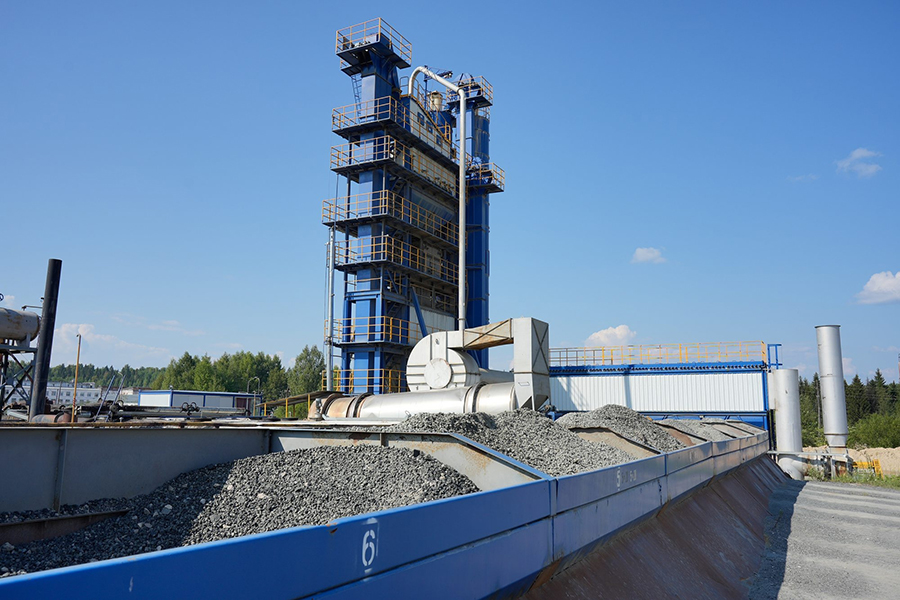 Стальные шаровые краны LD установлены на новом асфальтобетонном заводе в Омутнинске