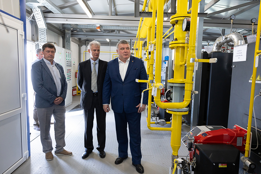 В тульском посёлке Молодёжный запустили в работу новую модульную газовую котельную мощностью 4,5 МВт