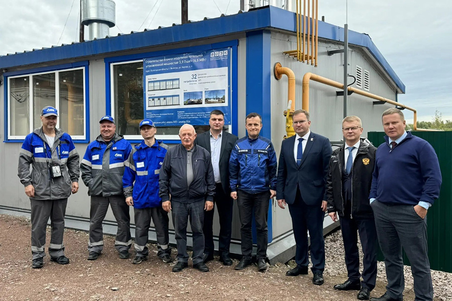 В городе Вытегра к газовым сетям подключили городскую котельную, которая заменила старую угольную