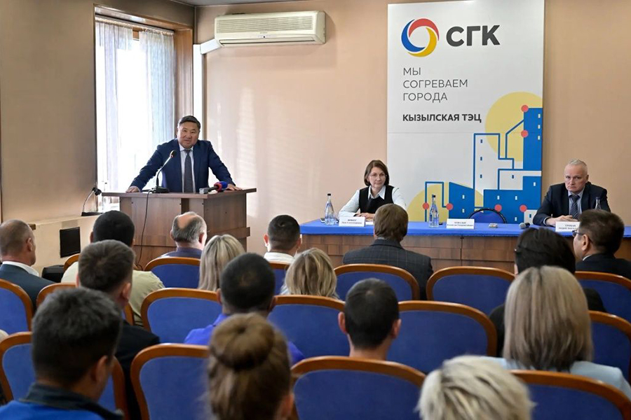 Глава Республики Тыва Владислав Ховалыг проверил готовность Кызылской ТЭЦ к отопительному сезону