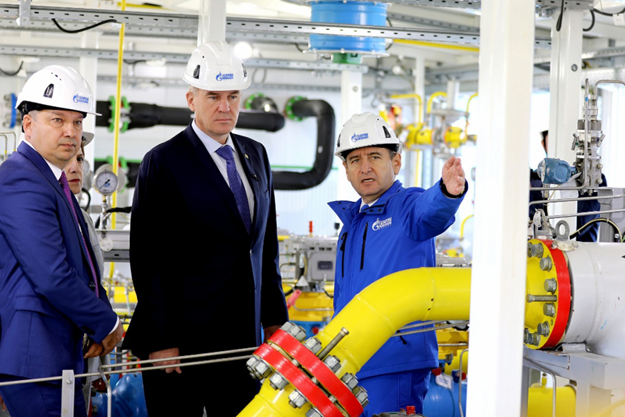 В Югре состоялся официальный пуск газа в новую систему газоснабжения с участием ГРС &laquo;Каркатеевы&raquo;