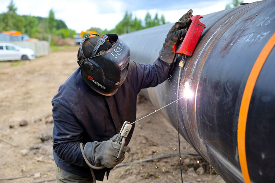 Готовность газопровода высокого и низкого давления в Краснопахорском районе ТиНАО составляет 90 %