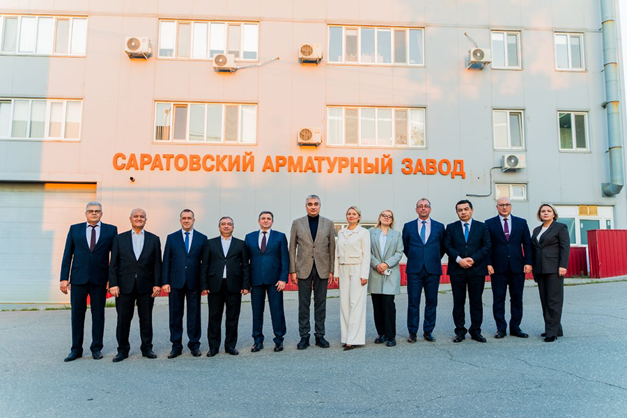 Саратовский арматурный завод посетила делегация Республики Узбекистан во главе с Чрезвычайным и Полномочным Послом Асадовым Ботиржоном Закировичем.