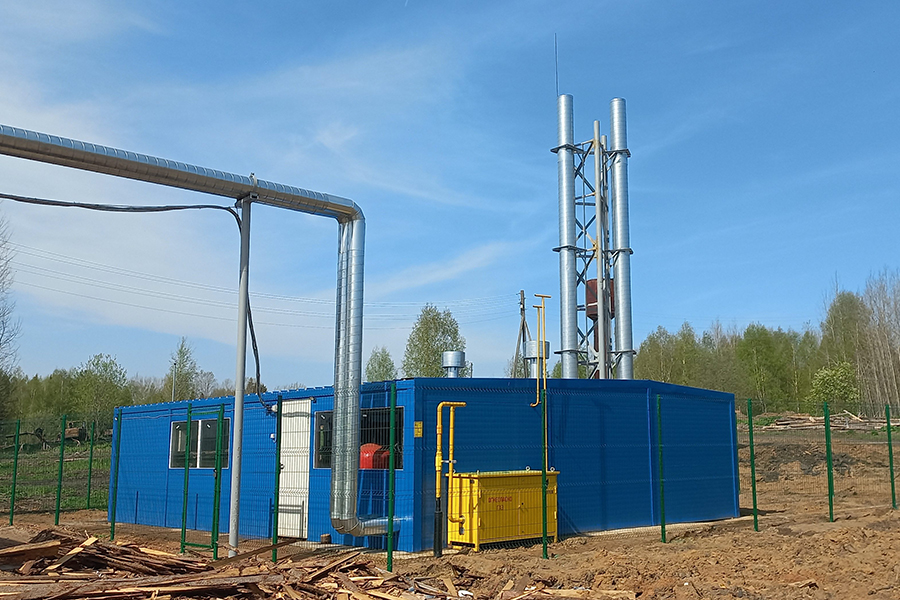 АО «Газпром газораспределение Киров» подключило новую блочно-модульную газовую котельную в селе Медяны