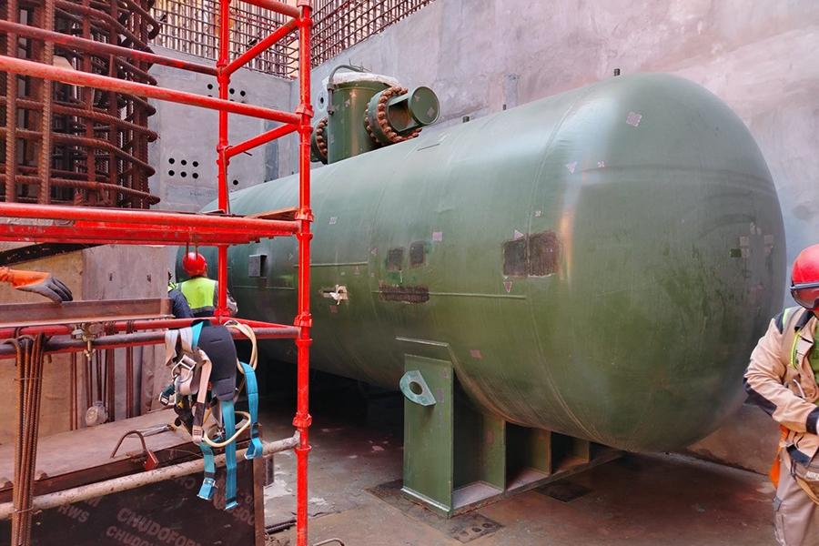 На энергоблоке № 1 АЭС «Эль-Дабаа» установлен барботер системы компенсации давления производства «ЗиО-Подольск»