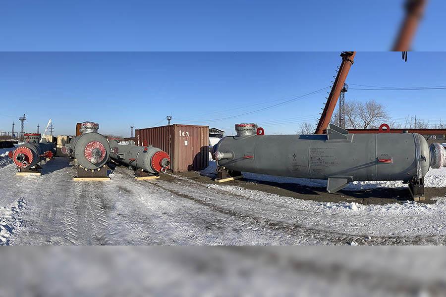 Предприятие «Курганхиммаш» поставило в адрес заказчика оборудование осушки газа