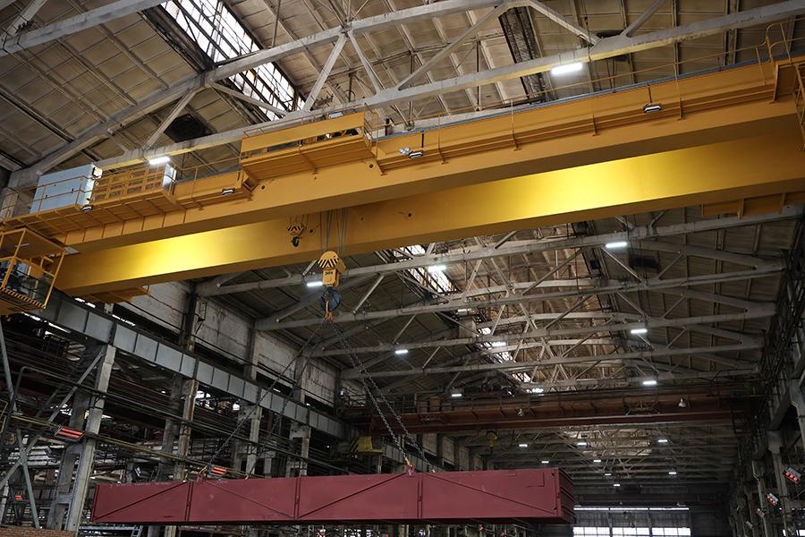 На ТКЗ «Красный котельщик» установили новое грузоподъемное оборудование