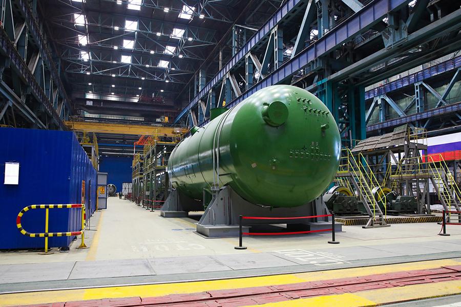 Завод «Атоммаш» изготовил комплект парогенераторов и внутрикорпусных устройств атомного реактора для АЭС «Аккую»