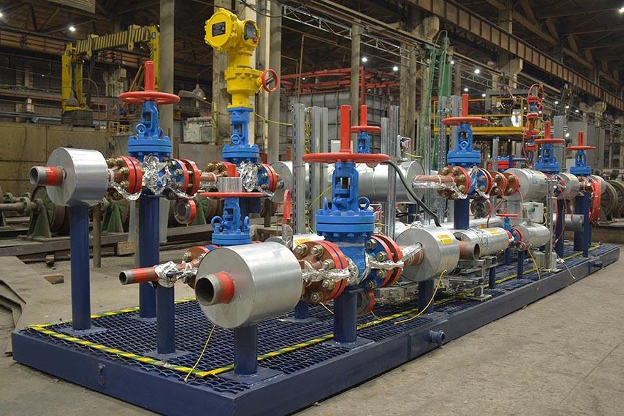 ООО «Курганхиммаш» изготовило и отгрузило четыре блока пробкоуловителя для строящейся УКПГ в Якутии