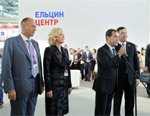 Председатель Правительства РФ Дмитрий Медведев запустил Синарскую ТЭЦ