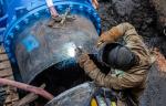Специалисты ГУП «Водоканал Санкт-Петербурга» реконструировали водовод диаметром 1000 мм на Богатырском проспекте