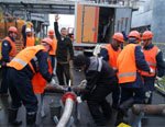 ОАО «МОЭК» провело тренировку персонала по ликвидации повреждения на тепловых сетях